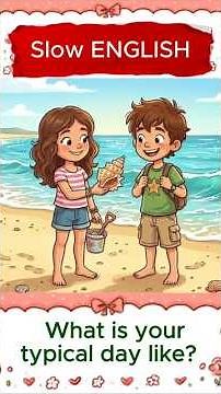 Slow English Conversation | She sells sea shells | Level A1