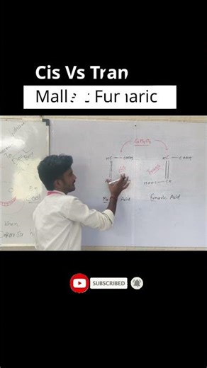 Maleic vs Fumaric Acid Trick 🔥 | Cis Trans Isomerism | Organic Chemistry