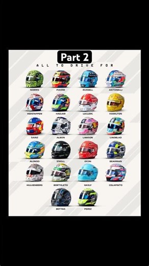 ⚔️ F1 Teammate Battle Part 2: Whose helmet is better?