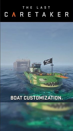 Boat Customizations are here in The Last Caretaker! #channel37 #gaming