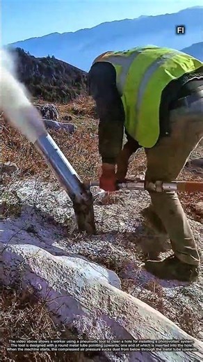 Pneumatic tools for cleaning photoelectric holes