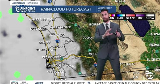 San Diego’s Weather Forecast for Tuesday, April 22, 2025: Much cooler weather coming