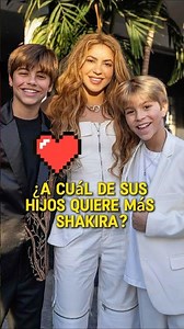 ¿A cuál de sus hijos quiere más Shakira?#celebrity #shakira #milan #sasha