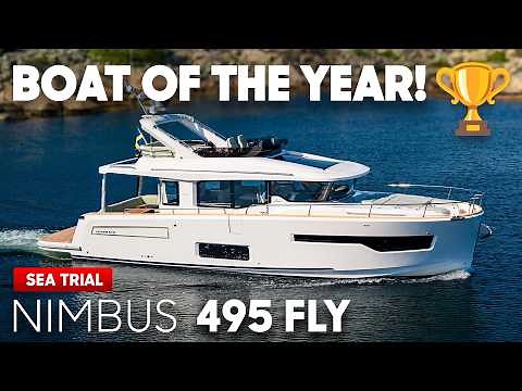 Why Nimbus 495 Fly Won Boat Of The Year? Test, Tour & Review