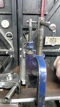 Making a Mini pipe bender for stainless steel 1st test bends