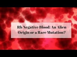 RH Negative Blood Type- What it means Spiritually