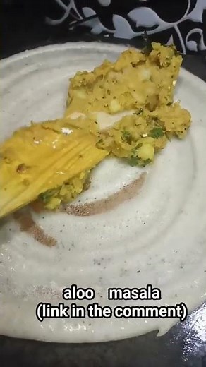 masala dosa recipe | aloo dosa #shorts