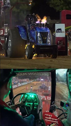 "Blue Blazes" #Tractor #Horsepower #Turbo #TractorPulling