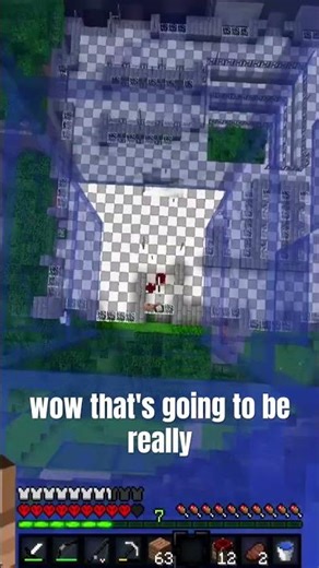 Anvil vs Unsuspecting player (Gone Wrong) #minecraft #funny #shorts