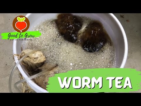 Easy to Make Aerated Worm Compost Tea | Worm Tea Recipe | Guten Yardening