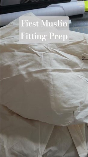 Getting the Muslin Ready for the First Fitting