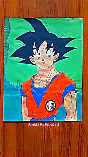 ⚡ Goku Ultra Powerful Drawing Tutorial ✨ Amazing Anime Art Process by FreeSpeed Arts 🎨🔥