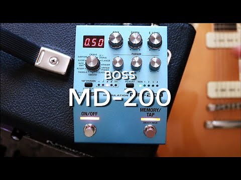 BOSS MD-200 | 12 Incredible Modulation Effects | All Modes Demoed