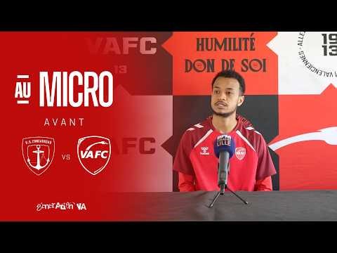 🎙️ On the mic with Ylan El Hadary before US Concarneau - VAFC