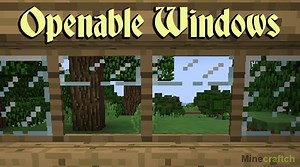 Openable Windows 1.12.2 – мод для Minecraft