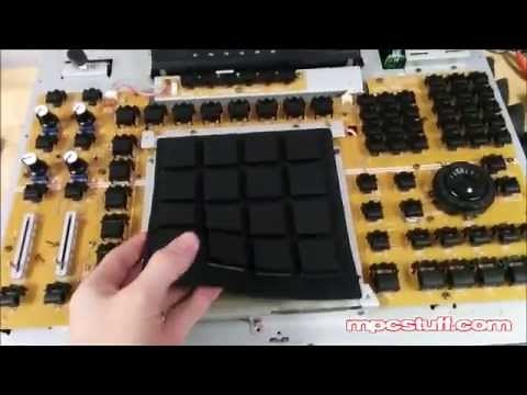 Akai MPC 4000 Pads / Pad Sensors / Buttons Install Repair - MPCstuff.com