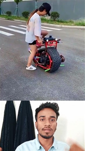 Crazy One-Wheel DIY Motorcycle from China! 🏍️​ #Invention #Innovation #Shorts #Trending #Viral