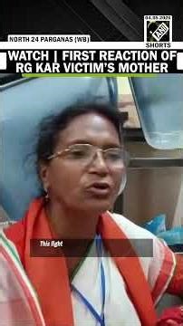 Mother of RG Kar victim and Panihati BJP candidate Ratna Debnath shows victory sign