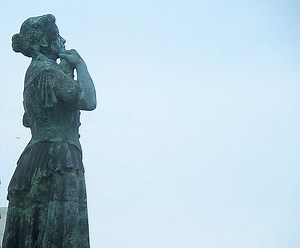Norwegian Lady Statue in Virginia Beach, USA
