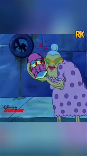 This Grandma Isn't Caring... She's a Predator! 😱 #shorts #spongebob