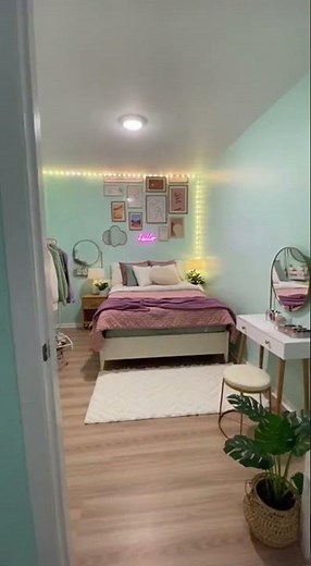 “15-Second Bedroom Makeover | Aesthetic Girl’s Room Transformation (Time-Lapse)