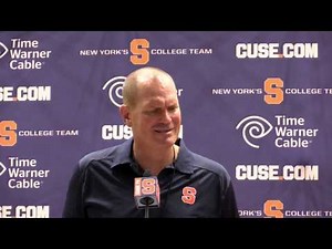 Syracuse football coach Scott Shafer's press conference 8/10/15 : Helping the freshman