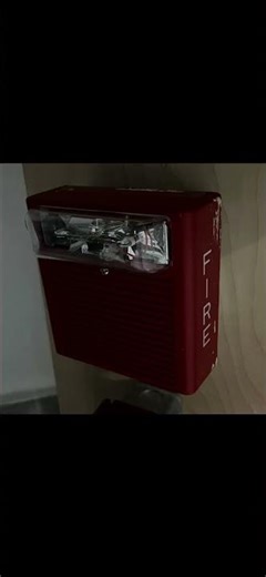 45 seconds sound from one fire alarm Wheelock