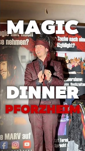 Erlebe MAGIE hautnah beim MAGIC DINNER in Pforzheim