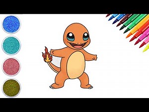 Cute Charmander Drawing Tutorial | Easy Pokémon Drawing for Kids