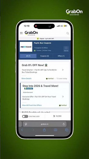 Paytm Bus Ticket Promo Code Today 2026 | Bus Booking Offers Today