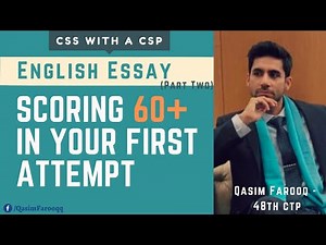 Essay Writing (Part 2) | Tips and Techniques | CSS with a CSP