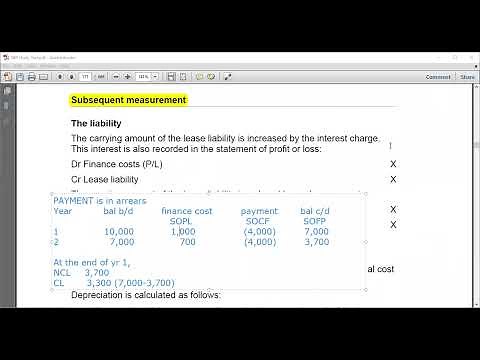 IFRS 16 Leases PART 5 Subsequent Measurement of Lease Liability and Right f Use Asset | Lessee Acc.