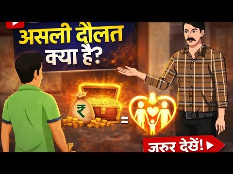 असली दौलत क्या है? Aasli davlat Kiya hai? Hindi kahani
