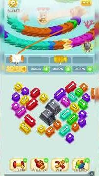 Wool Crush - Yarn Color Sort Level 33 #games #gaming #sabc #littlekaroo #sasolleague #ancyl #nqobile