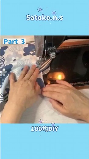 How to make a cute tenugui (hand towel) from a 100 yen shop! How to make a lunch bag that doubles...