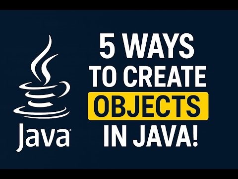 How Many Ways Can We Create Objects in Java? | Java Interview Question Explained