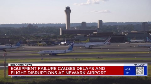 EWR flights grounded due to equipment outages, FAA says