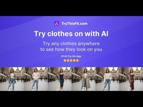 Virtual Try-On with AI | TryThisFit.com Demo (Website & Chrome Extension)