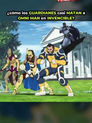 Cuando Omni Man se enfrentó a Los Guardianes en Invencible | #ComicsYotrosPormenores #OmniMan #Invencible #invincible #Nolan