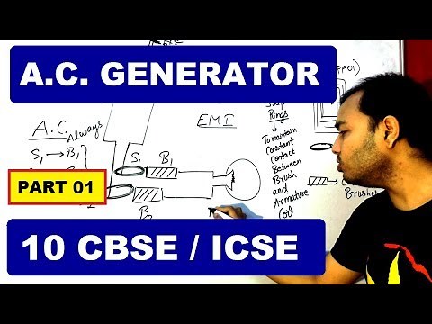 AC GeneRaToR 01 | 10 CBSE / ICSE | Principle And Energy Conversion in AC GeneRaToR |