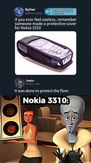 Nokia 3310's endurance 📱