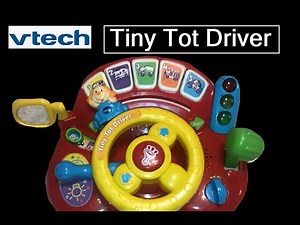 Tiny Tot Driver Child’s Activity Steering Wheel Vtech Toy
