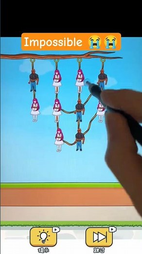 Cut the rope and save the girl 😭😭 #youtubeshorts #shorts #jaidmeel
