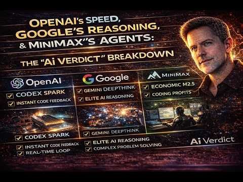 OpenAI’s Speed, Google’s Reasoning, & MiniMax’s Agents: The "Ai Verdict" Breakdown