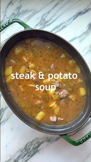 Steak and Potato Soup Recipe With Omaha Steaks Beef Sirloin Tips