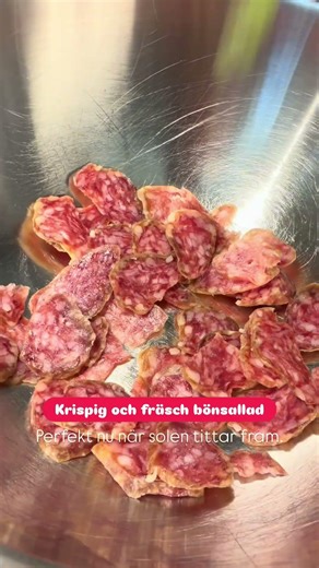 RECEPT - Bönsallad med fuet 🌭