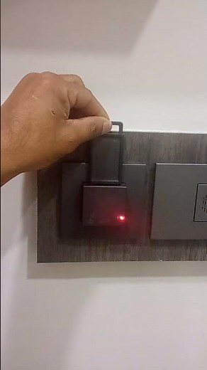 3star hotel room wiring key card system