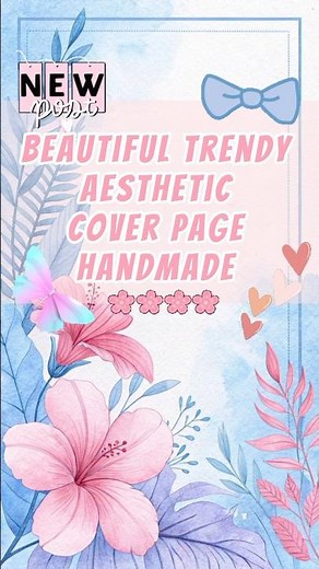 4 Simple Drawing Border Design for Project Front Page ✨Beautiful Drawing Ideas for Title Page Design