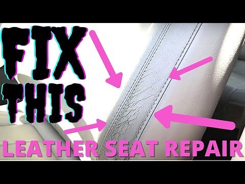 How to Fix Cracked Leather and Vinyl Seats on your car interior | Range Rover Seat Repair