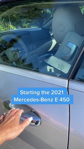 Starting the 2021 Mercedes-Benz E 450 4MATIC Cabriolet. #luxurycars #convertible #mercedesbenz #shedrivesnow #e450